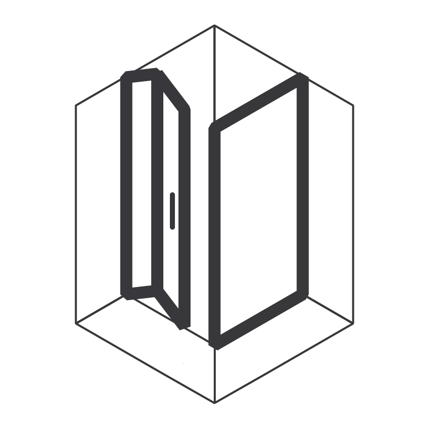 Душевые ограждения гармошкой